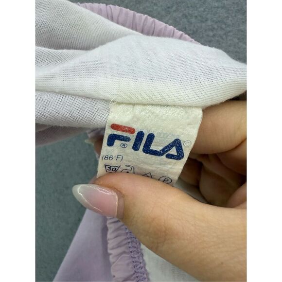 Vintage FILA Lavender Jogger Track Pants Made in Italy Size 14 - Picture 4 of 11